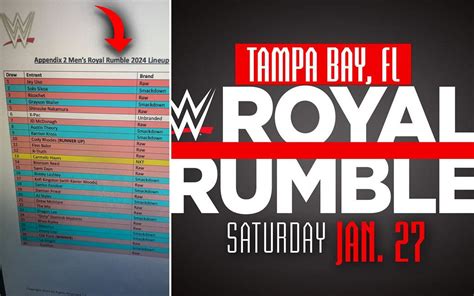 royal rumble leaked 2024|WWE MEN + WOMEN ROYAL RUMBLE 2024 LEAKED (COULD。